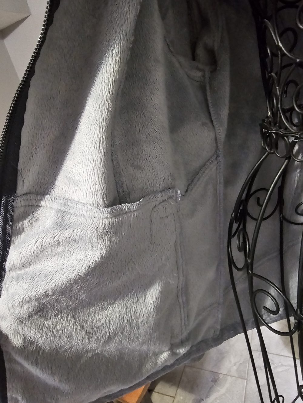 Free Country Women's Heather Gray Hooded Performance Jacket - Picture 7 of 9